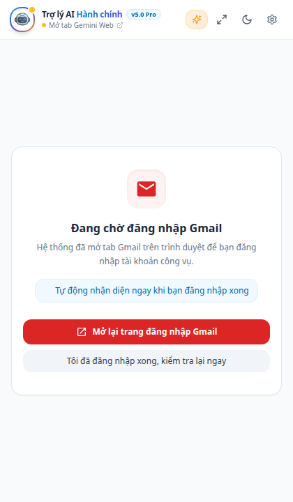 Cài Đặt Tiện Ích & Tự Động Nhận Diện Gmail Công Vụ