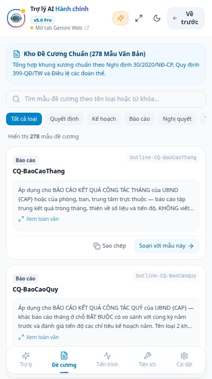 Kho 278 Mẫu Đề Cương Chuẩn Mực Văn Thư Quốc Gia